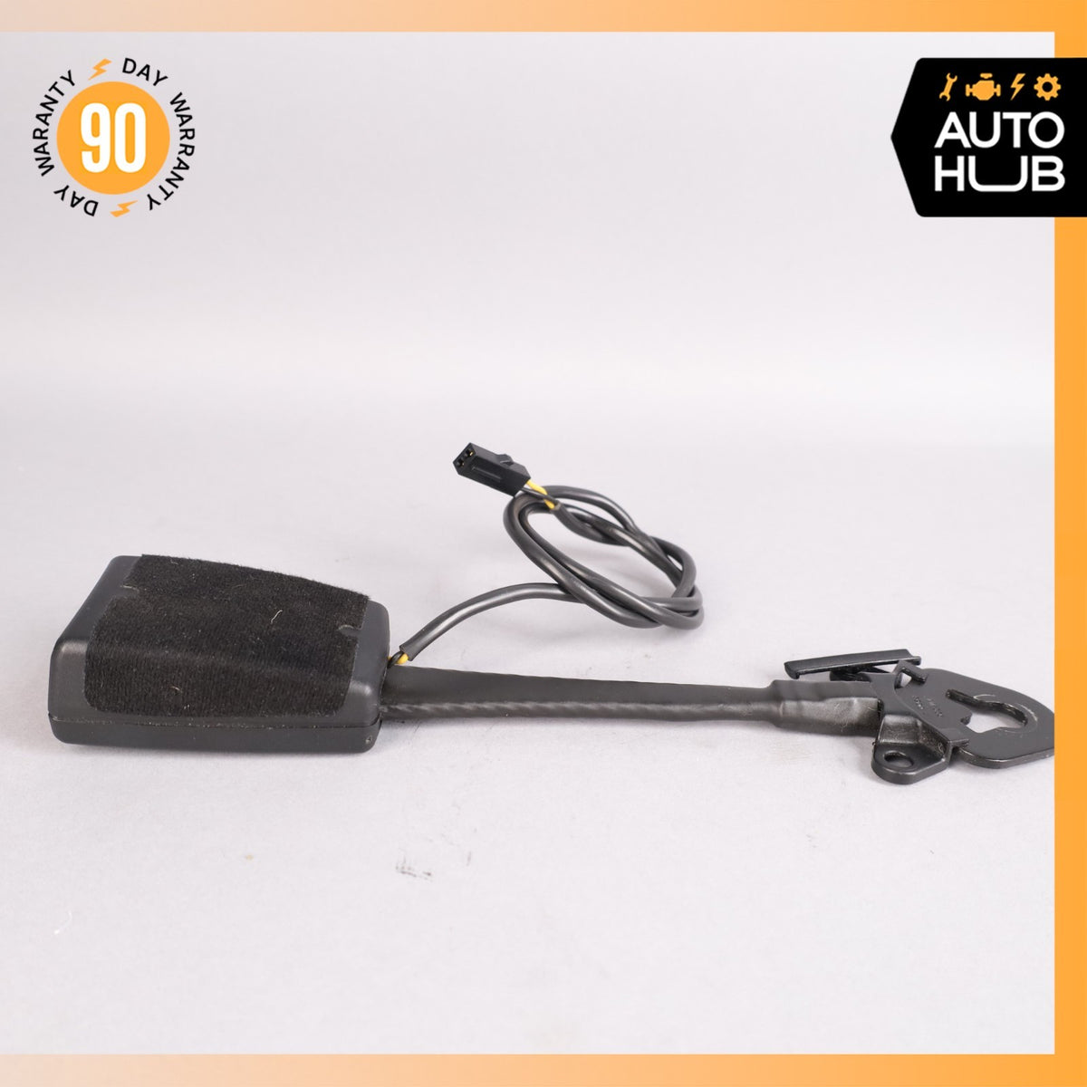 11-18 Porsche Cayenne 958 Front Left Driver Side Seat Belt Buckle Black OEM - photo 6