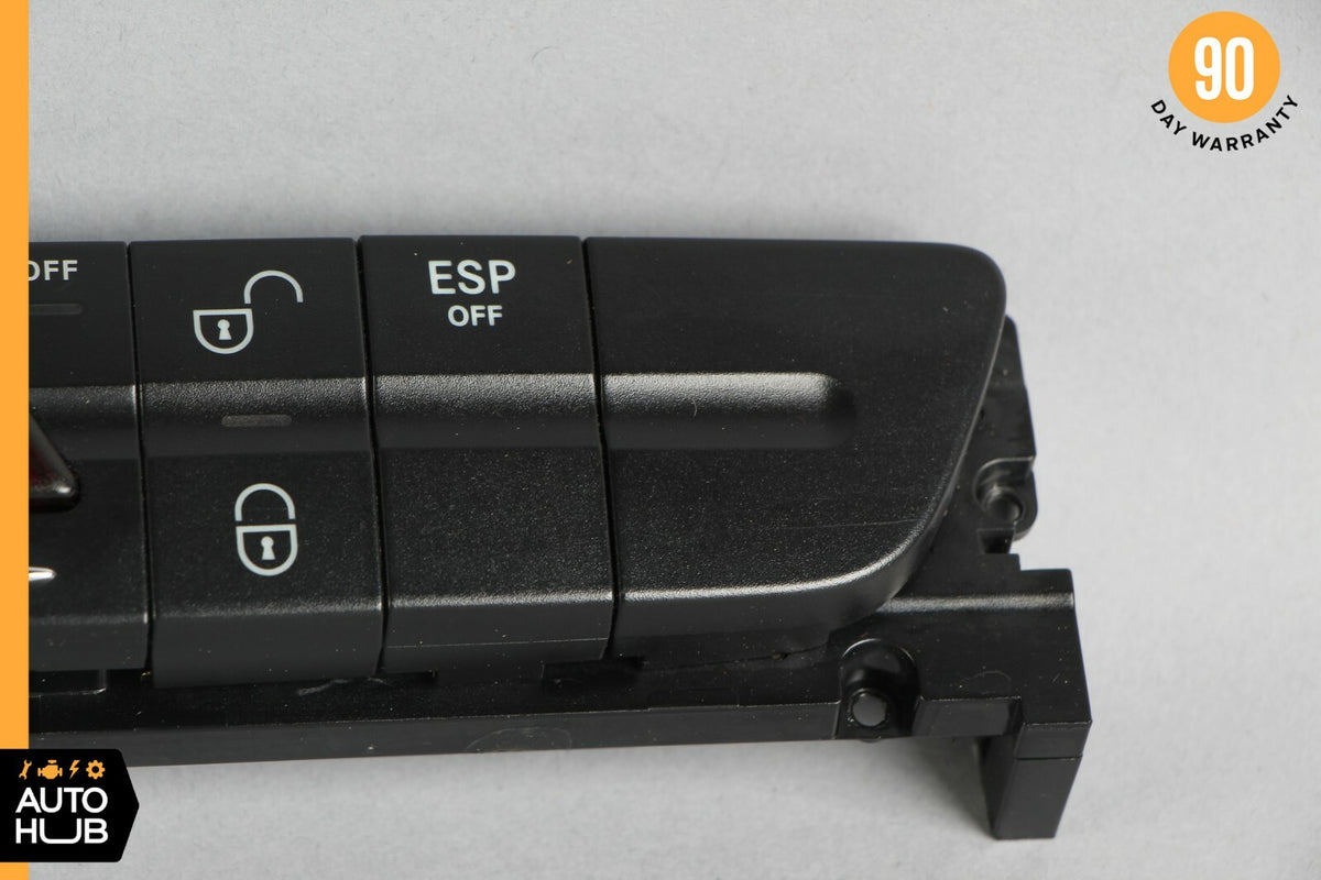 03-09 Mercedes W211 E320 E550 Hazard Control Door Lock Switch Panel 2118217358 - photo 5