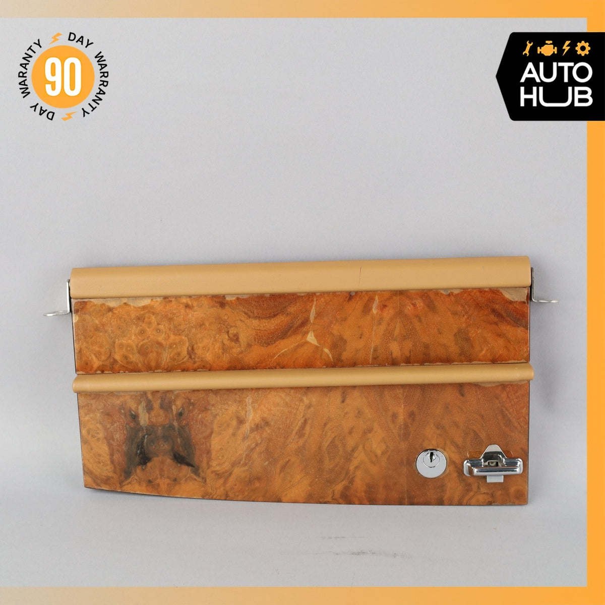 81-89 Rolls Royce Silver Spur Dashboard Dash Glove Box Cover Wood OEM 40k - photo 2
