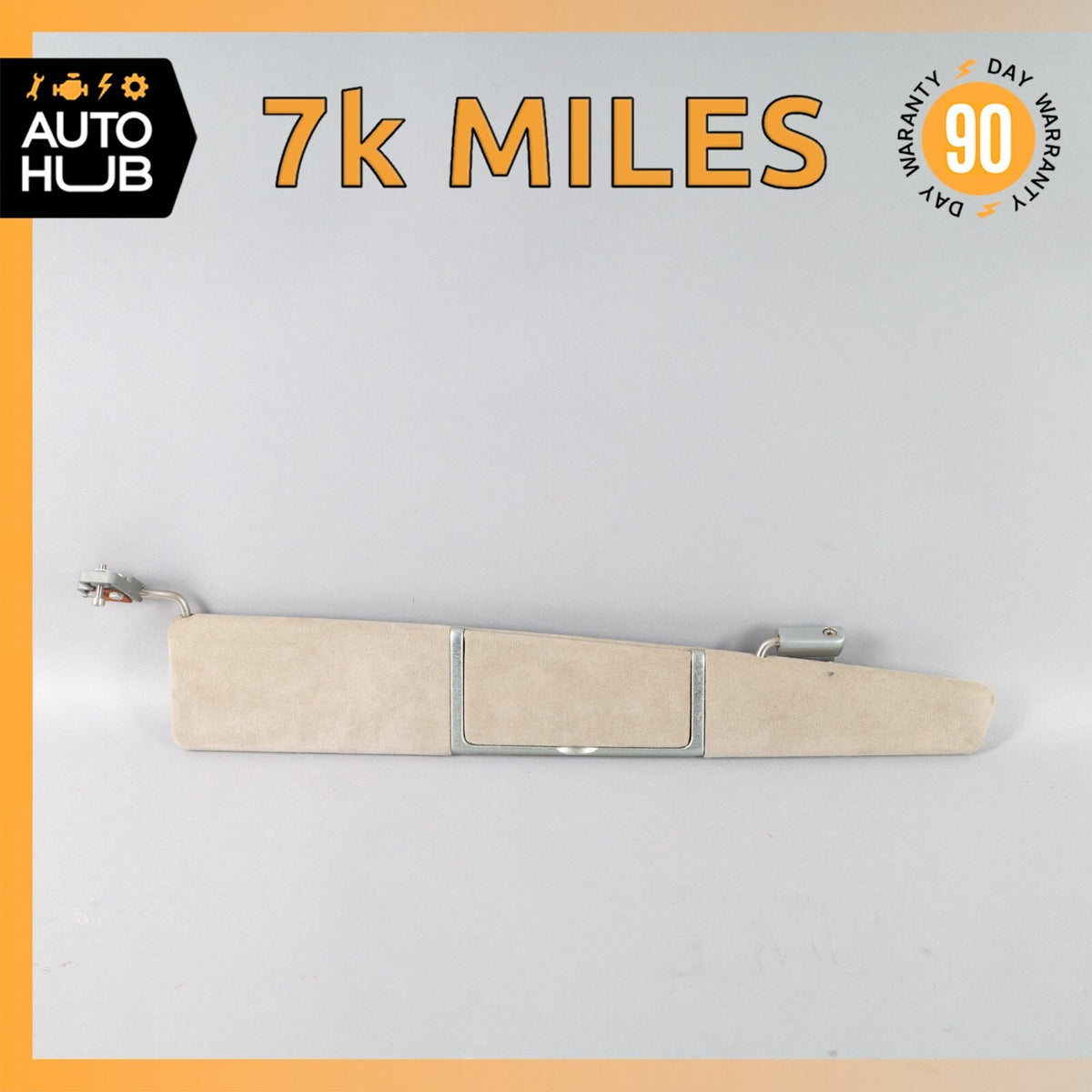 Aston Martin DB9 GT DBS Vantage Right Side Sunvisor Sun Visor Suede OEM 7k MILES - photo 1