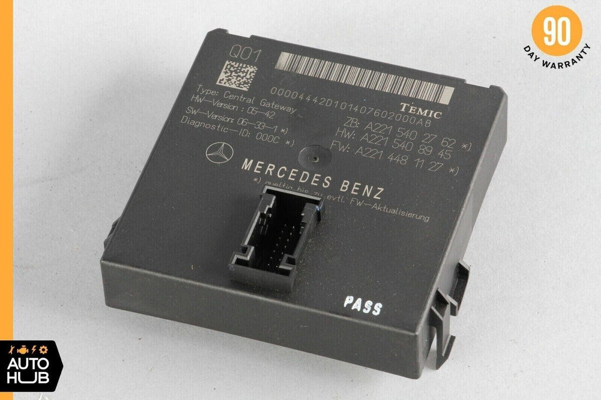 07-14 Mercedes W216 CL550 S600 Central Gateway Control Module 2215402762 OEM - photo 1
