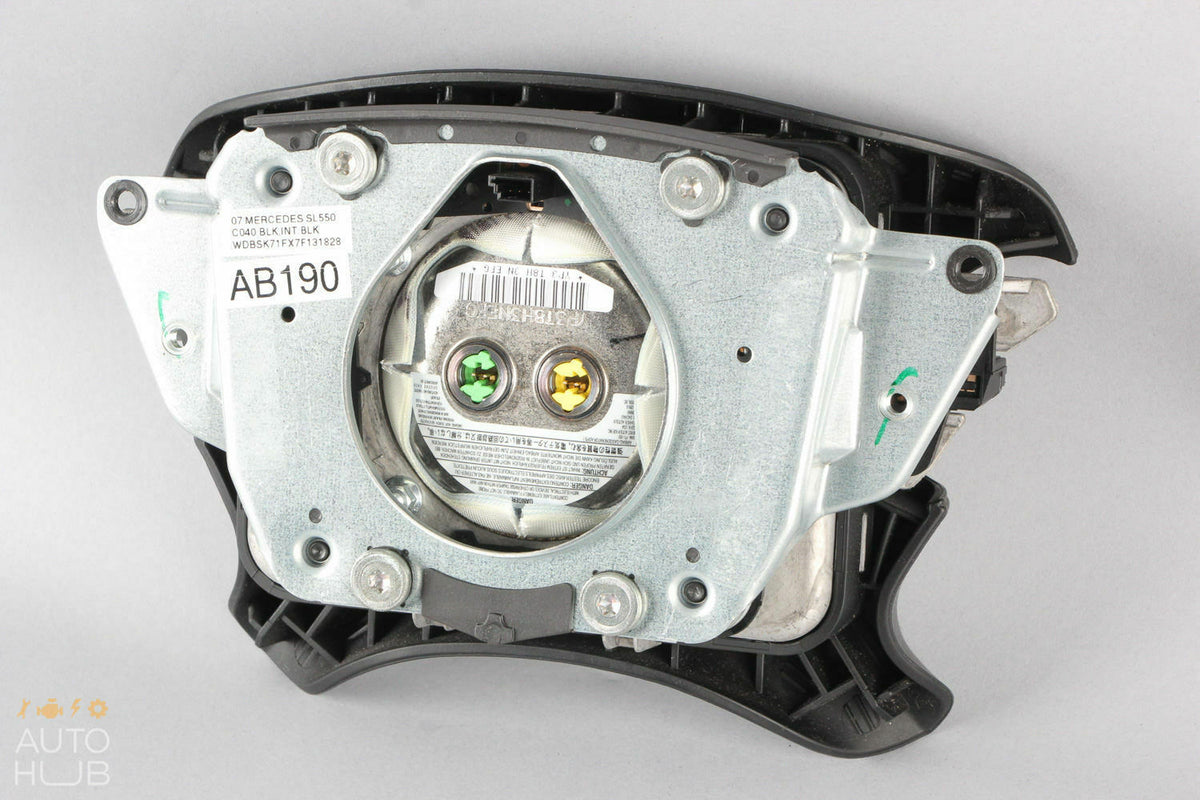 Mercedes R230 SL500 E350 CLK500 Steering Wheel Airbag Air Bag Black OEM - photo 9