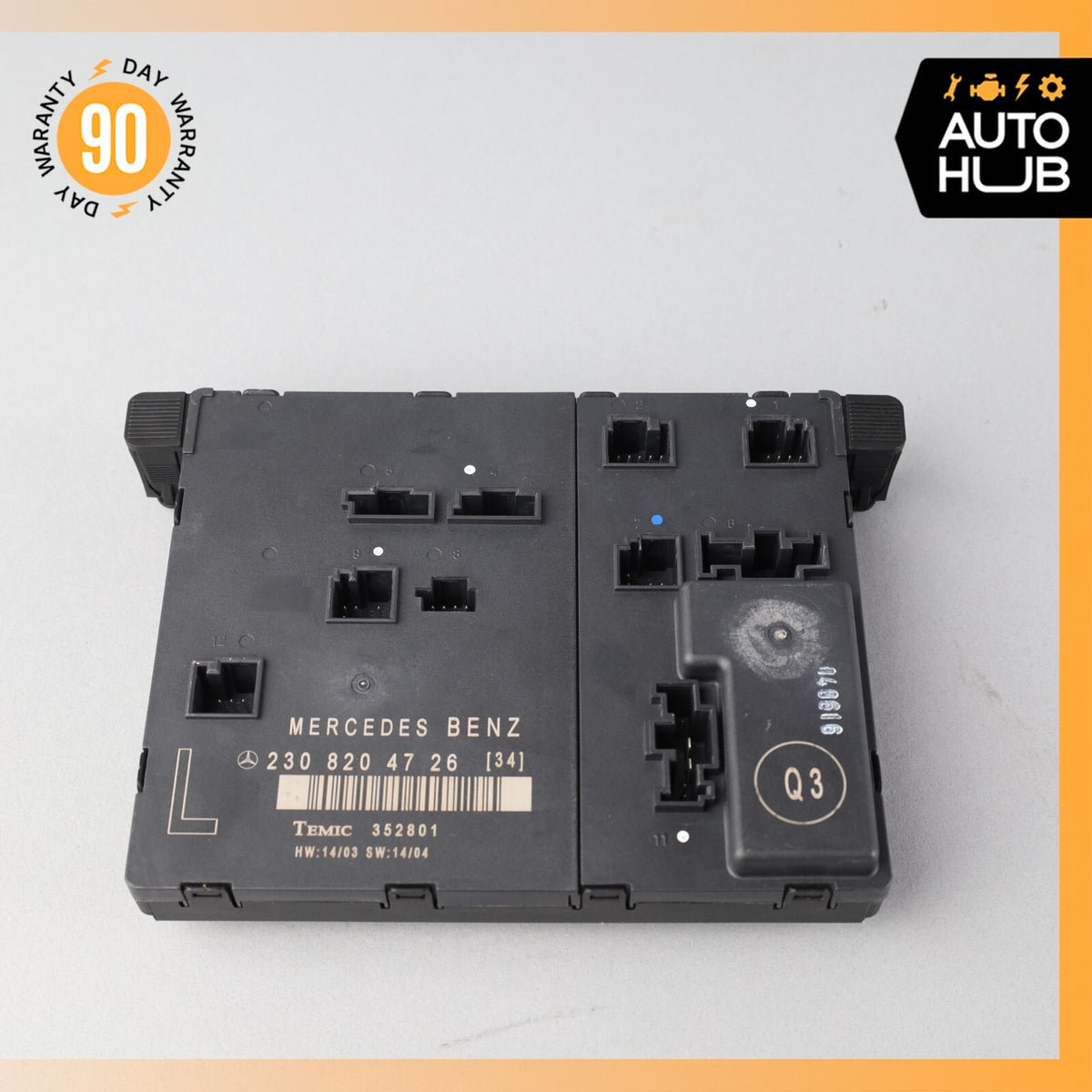 03-12 Mercedes R230 SL500 SL55 AMG SL550 Door Control Module Left Side OEM - photo 5