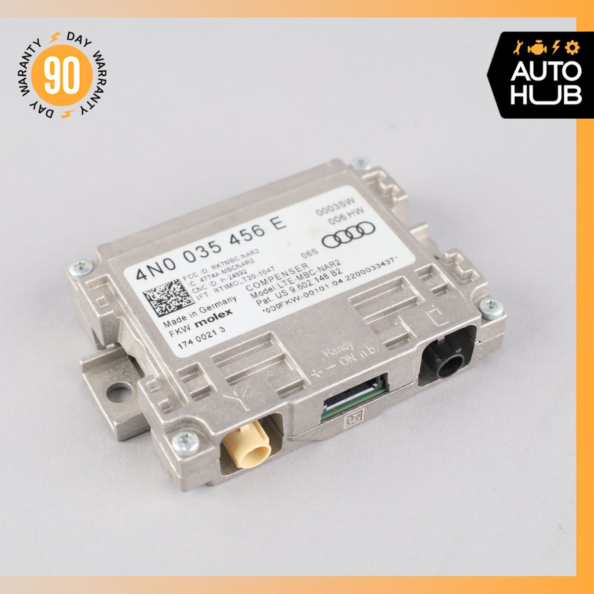 Audi B9 S5 Radio Communication Antenna Amplifier Control Module 4N0035456E OEM - photo 2