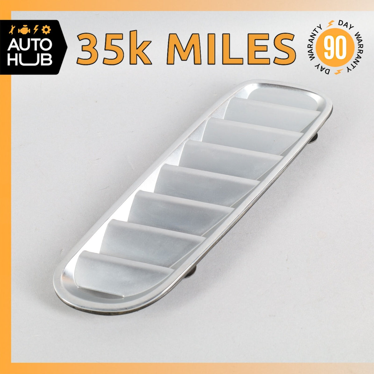 Aston Martin DB9 / Rapide Left Driver Side Hood Vent Grill Chrome OEM 35k - photo 1