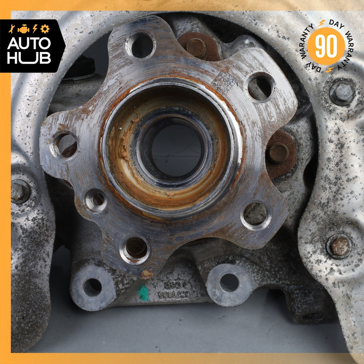 18-24 BMW G01 X3 Rear Right Passenger Spindle Knuckle Hub w/ Shield OEM - photo 3