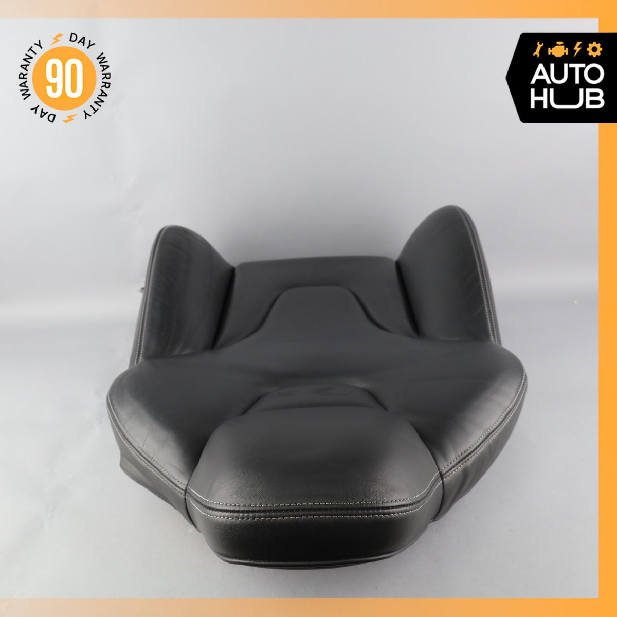 13-17 Audi S5 Convertible Front Left Top Upper Seat Cushion Nappa Black OEM - photo 16