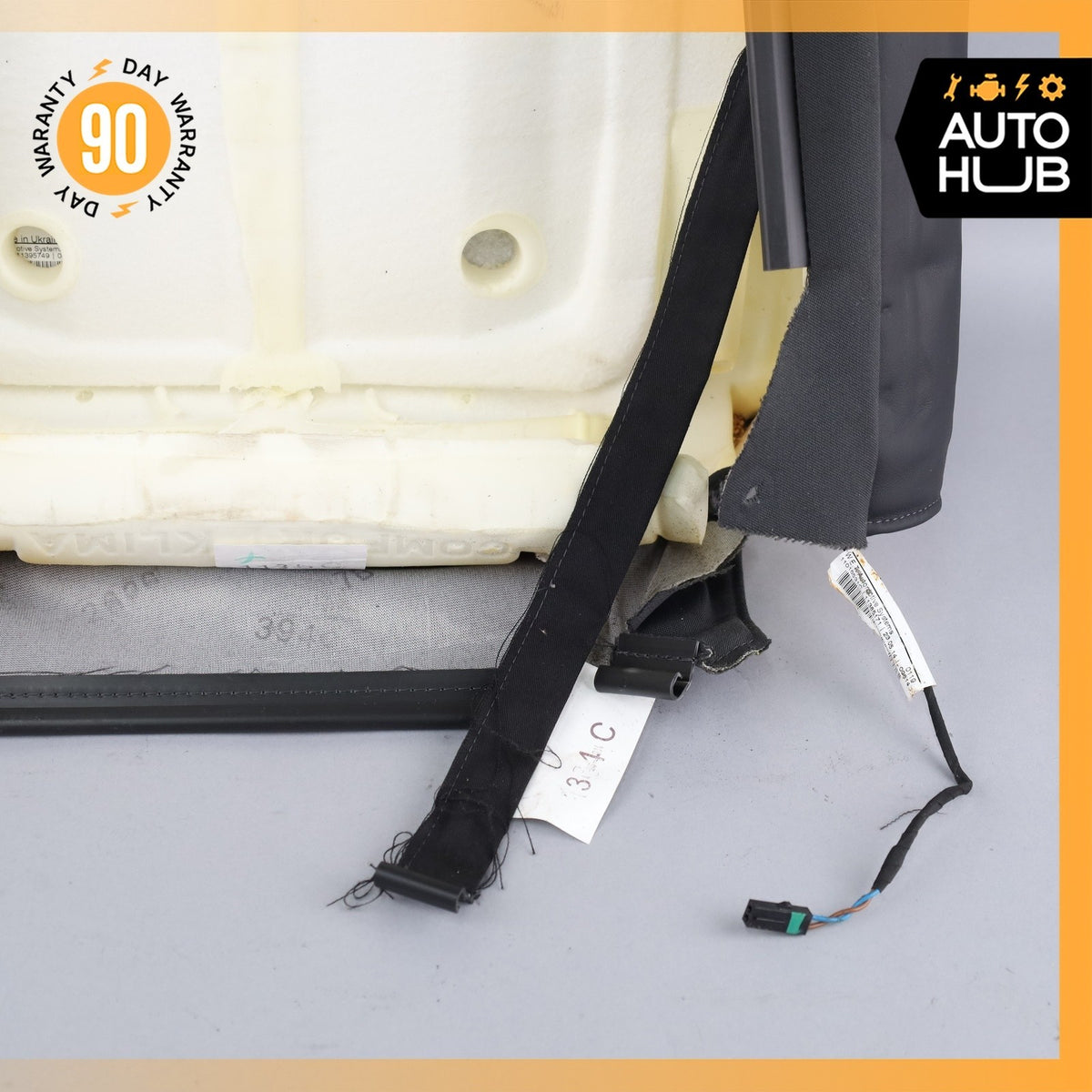 11-18 Porsche Cayenne 958 Front Right Side Seat Upper Cushion Leather OEM - photo 20