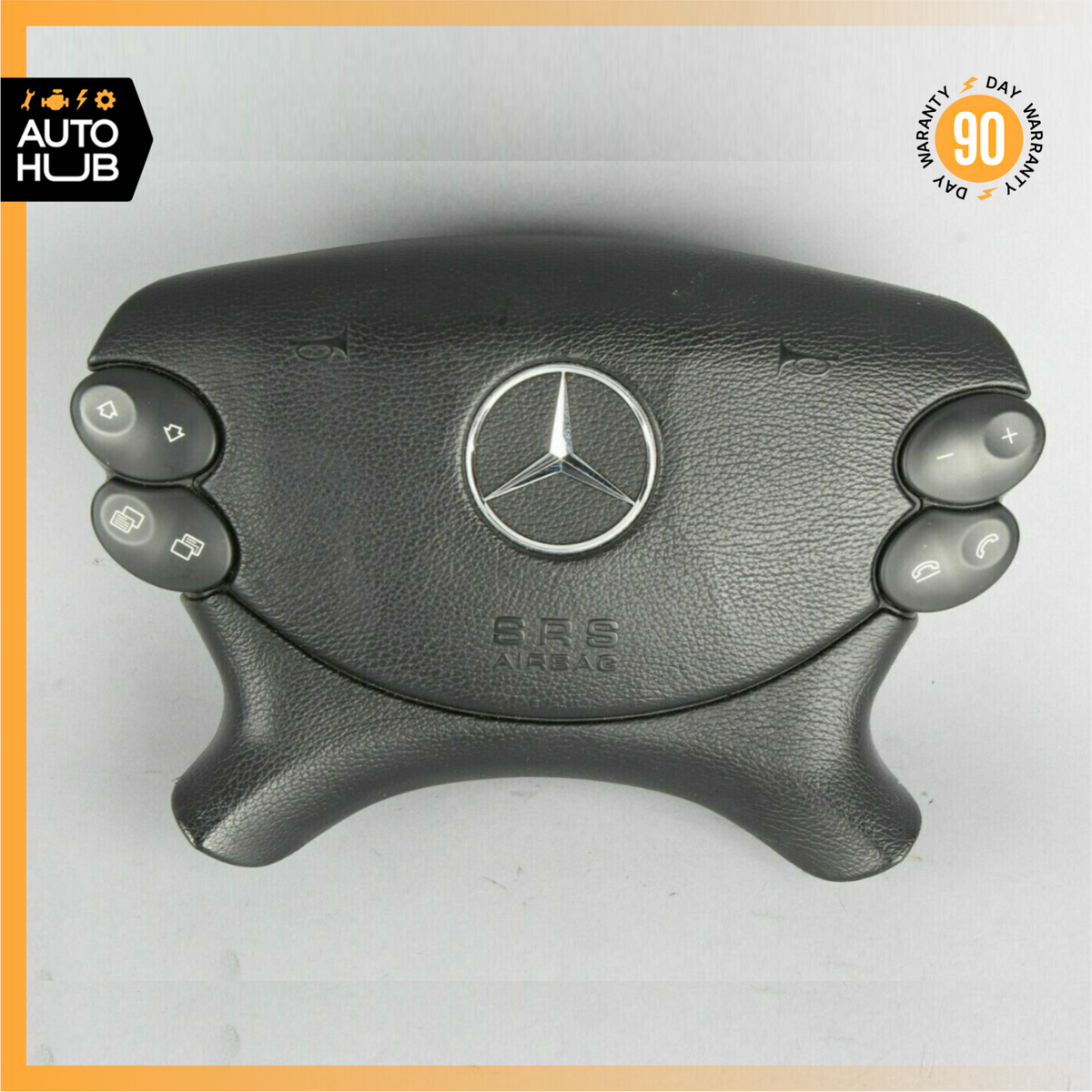 Mercedes W209 CLK500 E350 SL500 Steering Wheel Airbag Air Bag Black OEM - photo 1
