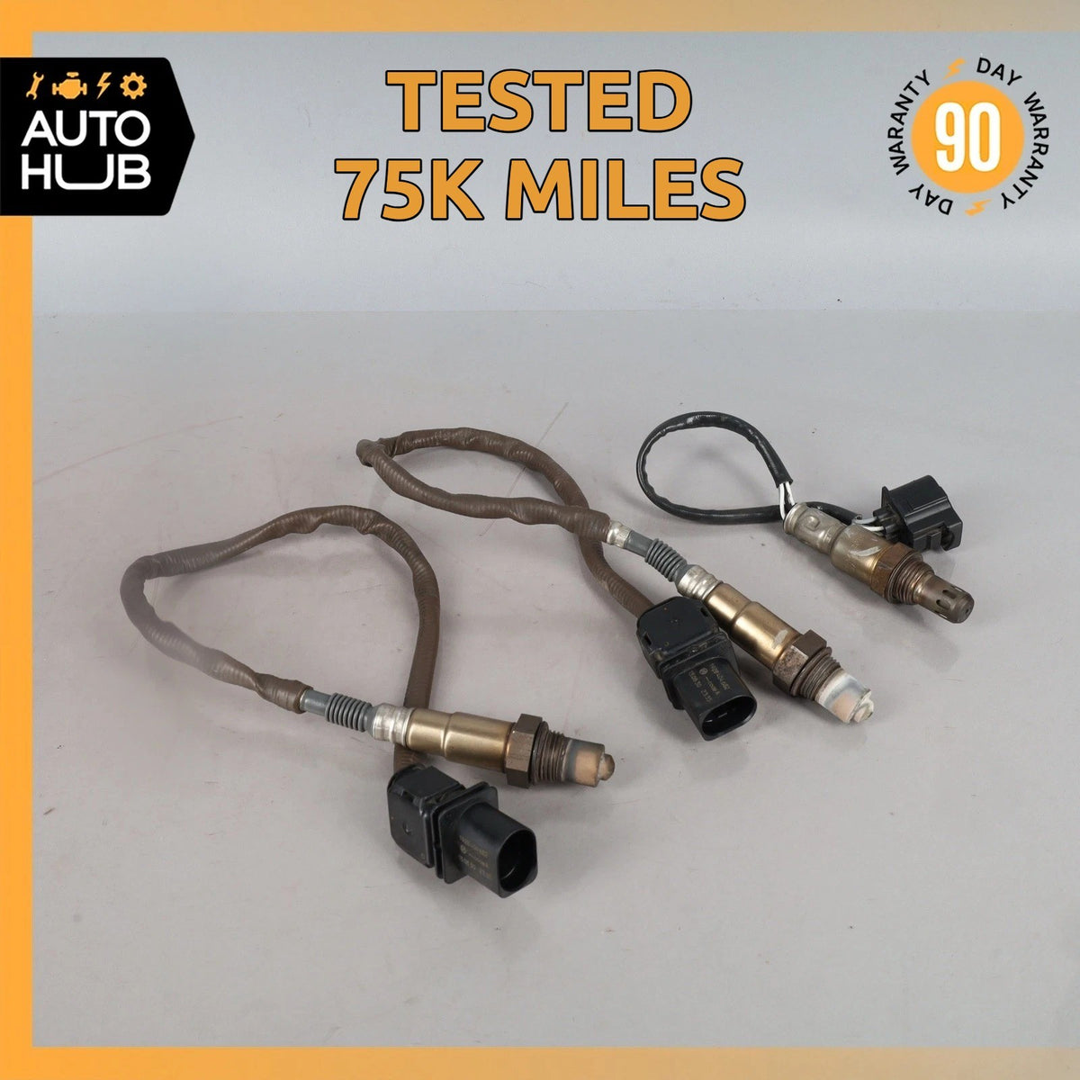 Mercedes W212 E350 CLS550 Oxygen O2 Sensor Lambda Set of 3 OEM 75k - photo 1