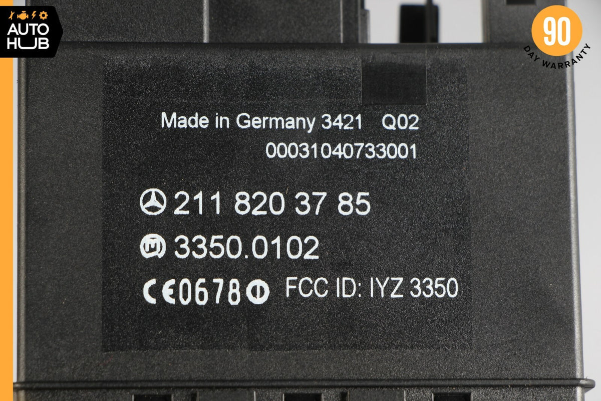 03-11 Mercedes W211 E320 CLS500 Rear Door Keyless Go Control Module OEM - photo 7