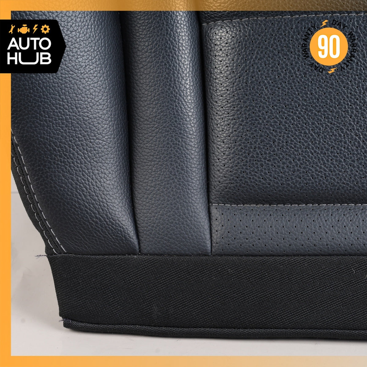 15-18 Mercedes W205 C300 GLC300 Front Right Lower Bottom Seat Cushion Black OEM - photo 2