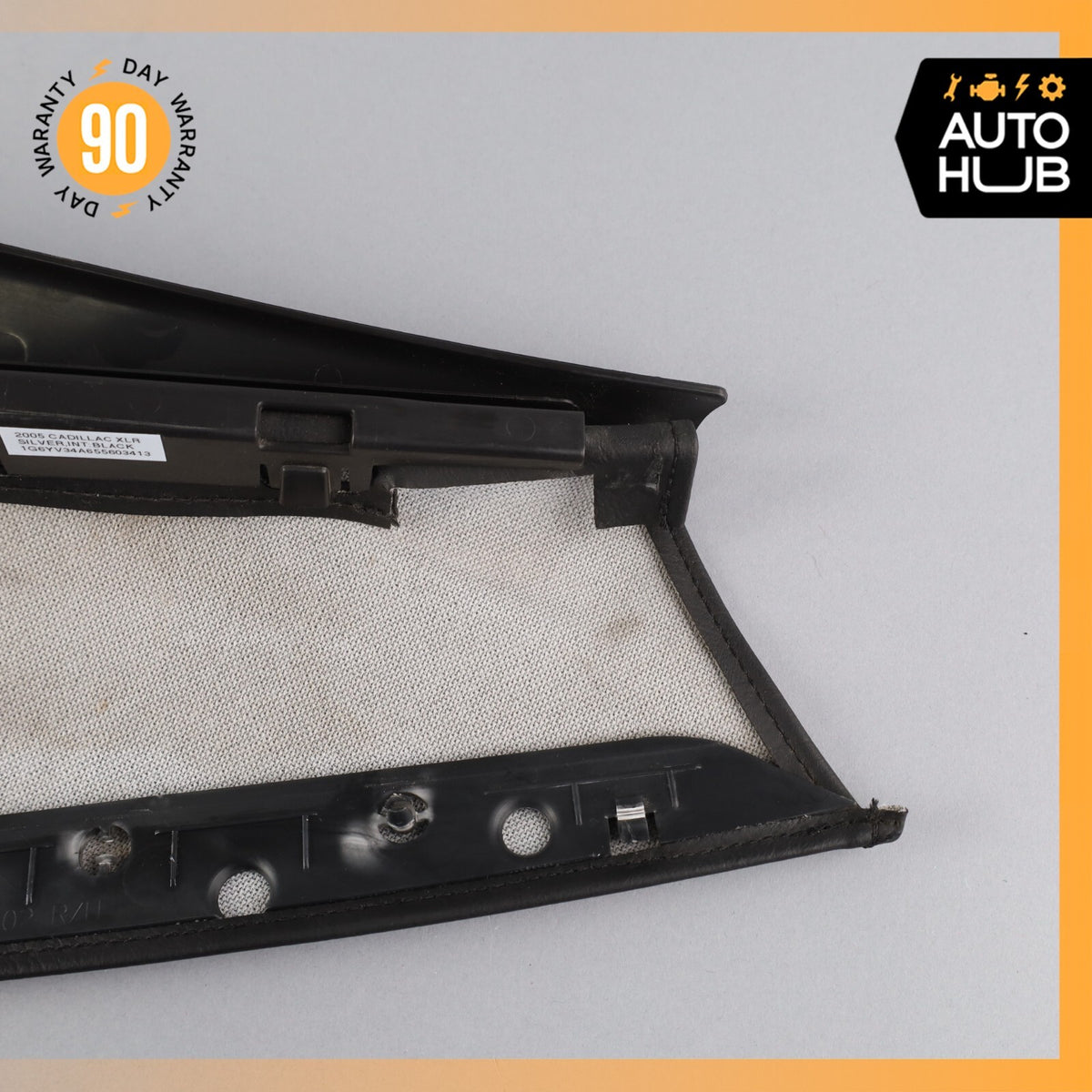 04-09 Cadillac XLR Right Passenger Side Quarter Glass Flap Black OEM - photo 5