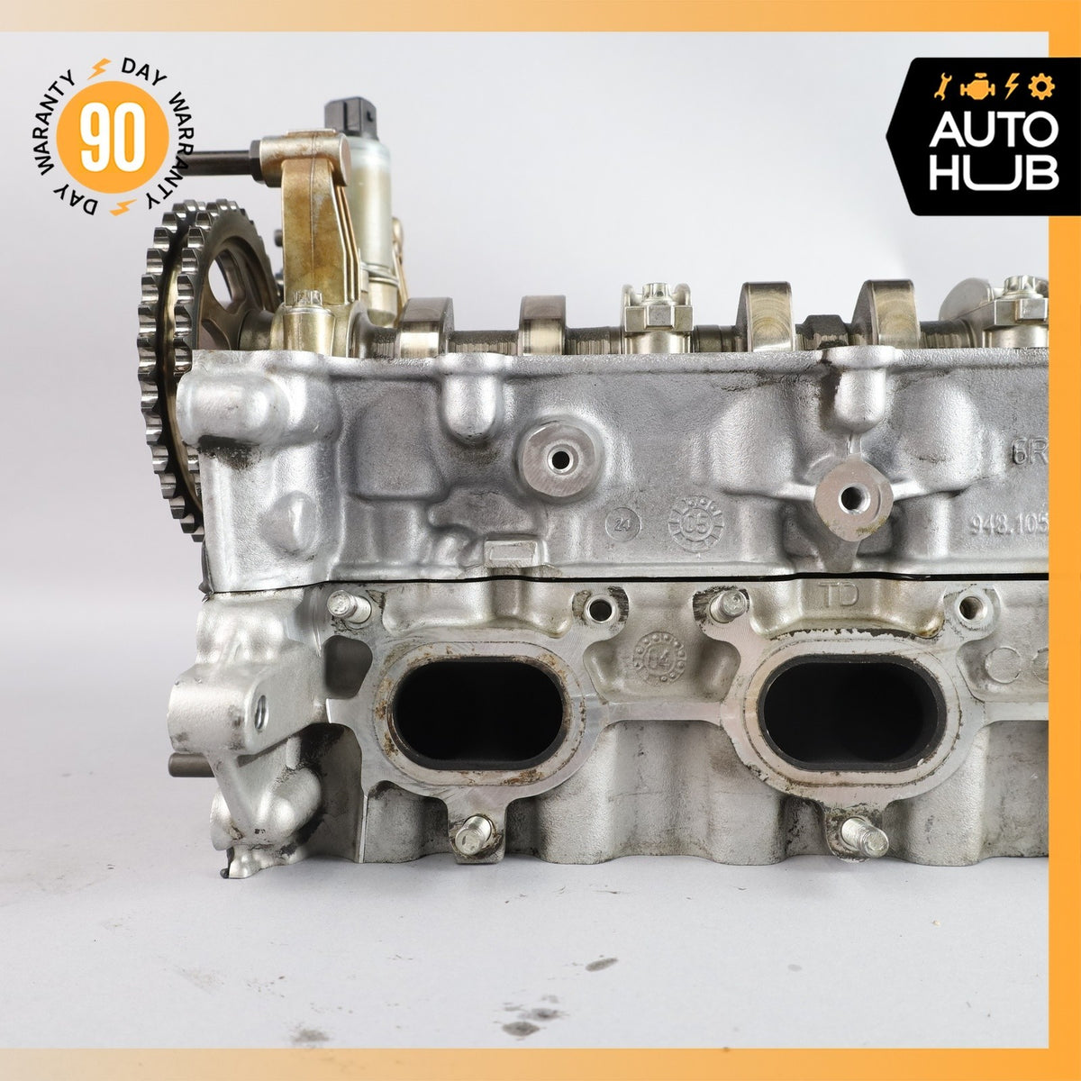 03-06 Porsche Cayenne 955 Turbo 4.5L V8 Left Side Cylinder Head OEM - photo 12