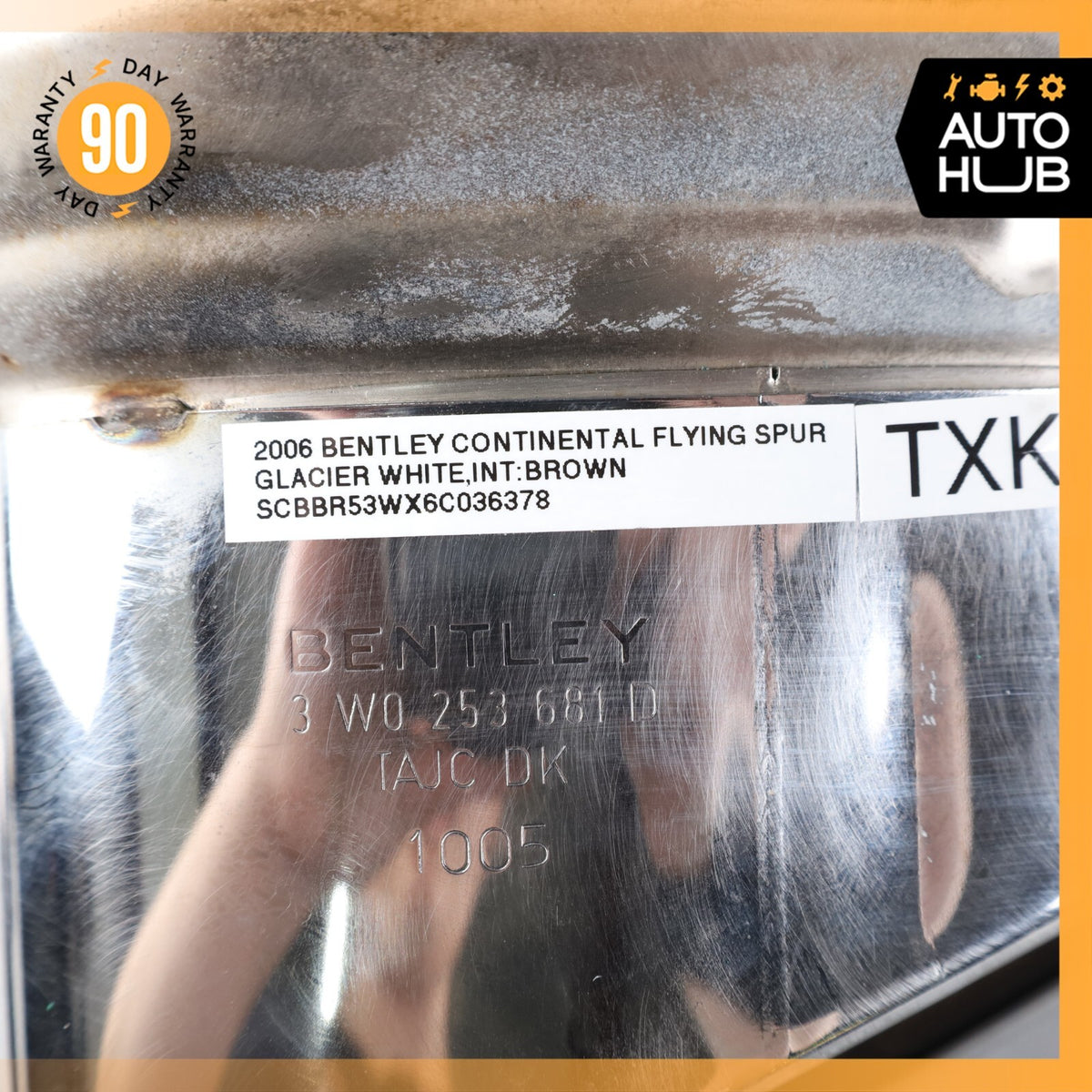 Bentley Continental Flying Spur Exhaust Muffler Tips Left and Right Set OEM 58k - photo 10