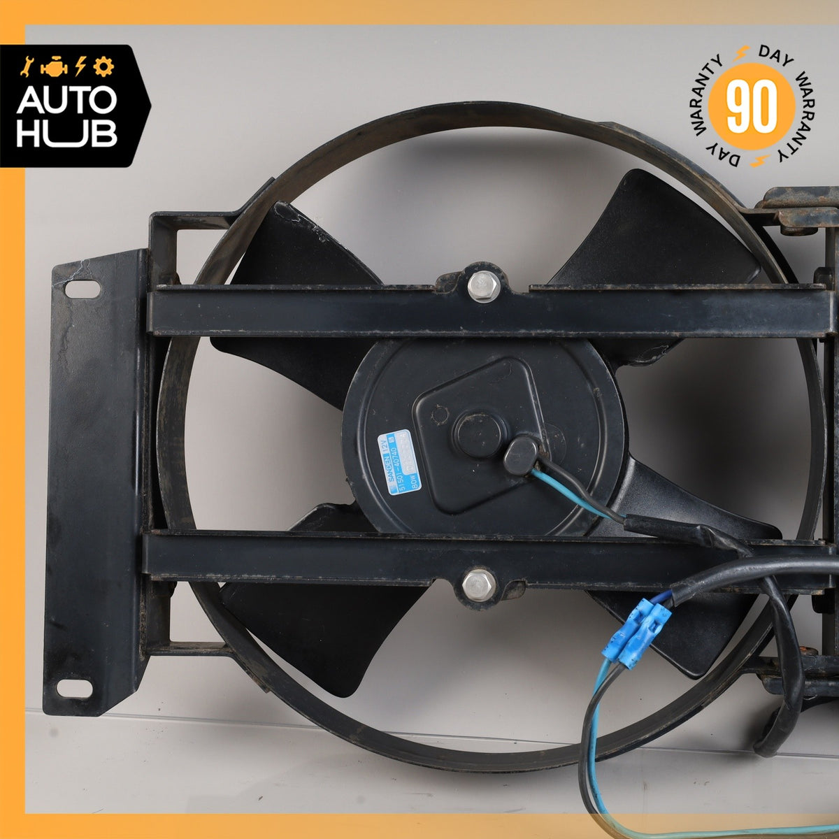 90-03 Bentley Brooklands Arnage A/C Condenser Cooling Fan Blade Motor Set OEM - photo 8