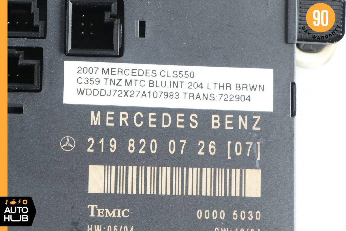 06-11 Mercedes W219 CLS550 CLS55 Door Control Module Front Right Passenger OEM - photo 3