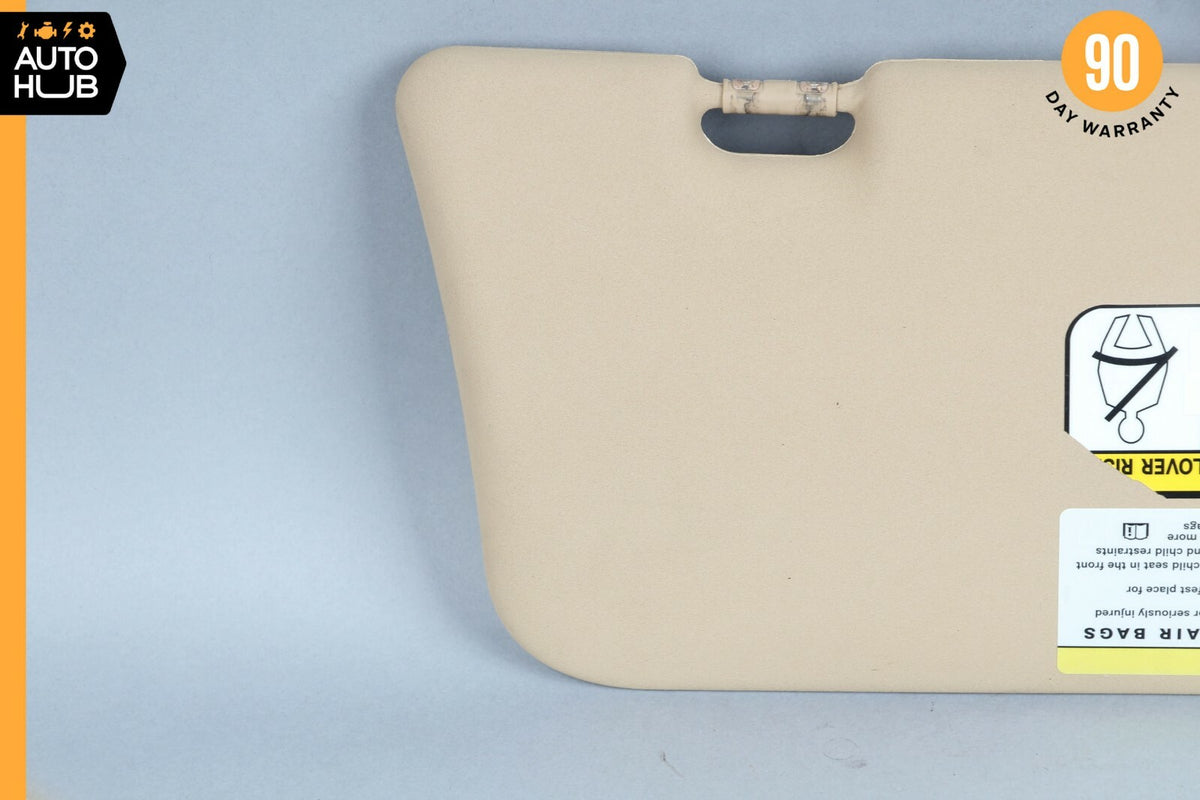 06-12 Mercedes X164 GL450 ML450 Sun Visor Sunvisor Front Left Side Beige OEM - photo 7