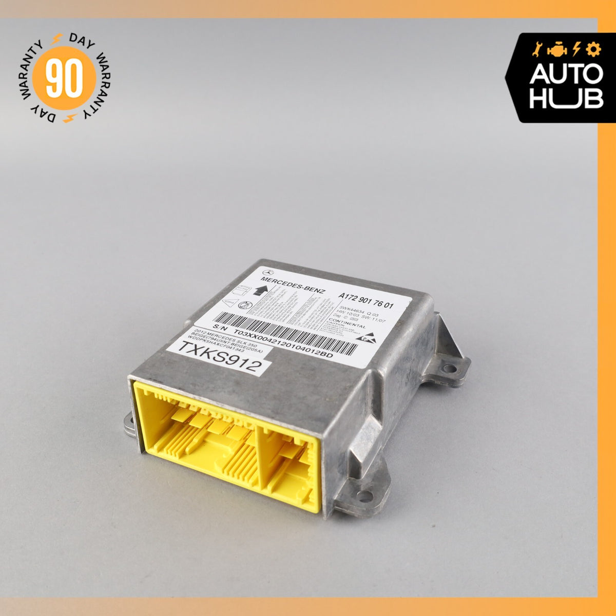 12-16 Mercedes R172 SLK350 Airbag Air Bag Sensor SRS Control Module OEM 30k - photo 2