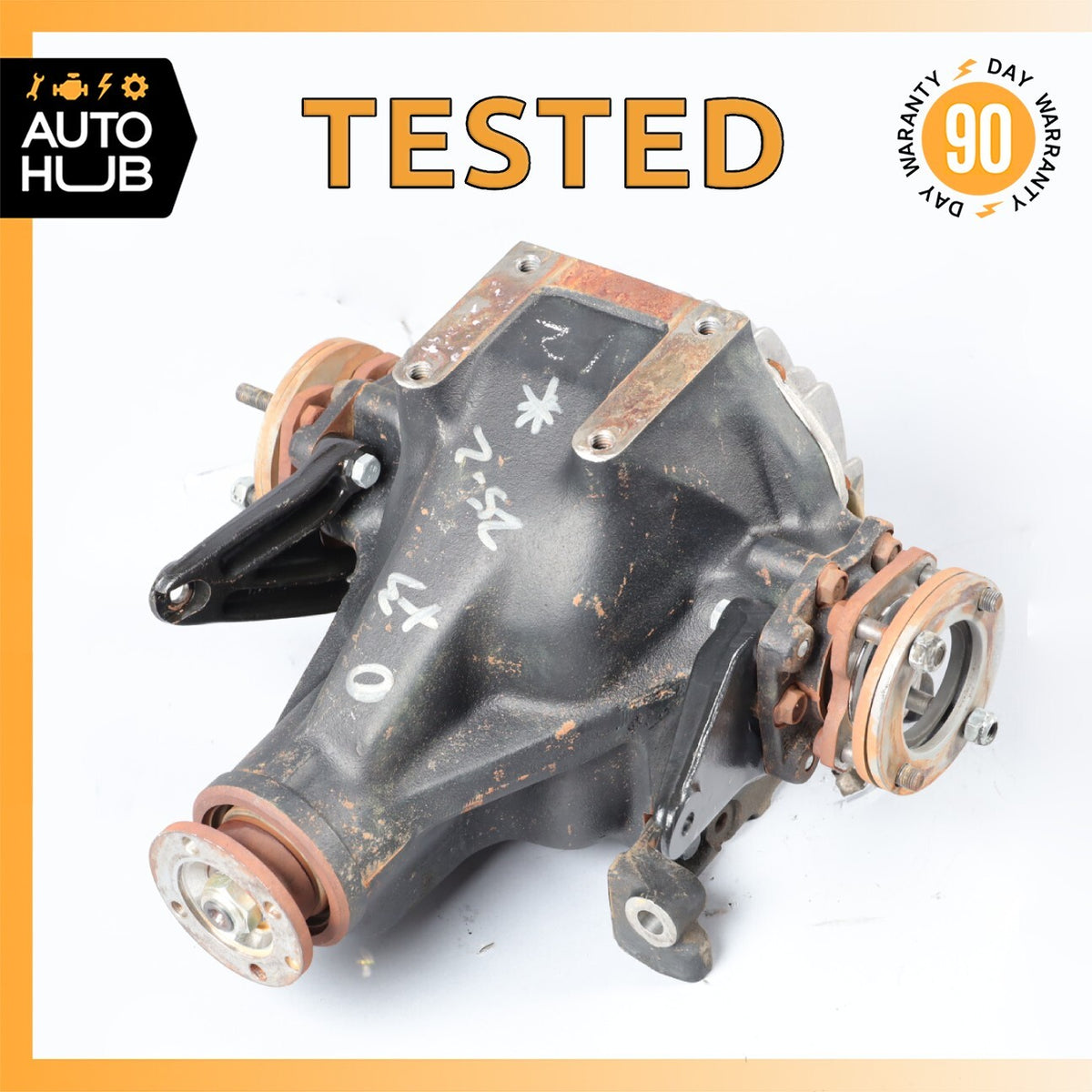 00-04 Aston Martin DB7 Vantage Auto Rear Differential Diff Axle Carrier 3.06 20k - photo 1