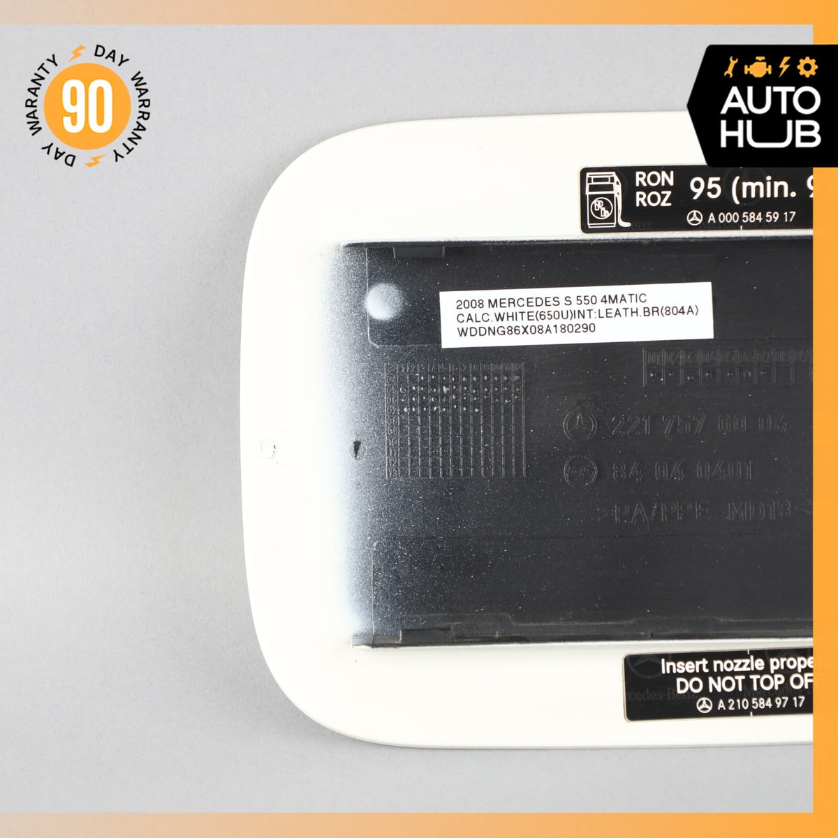 07-13 Mercedes W221 S550 S63 AMG S400 Fuel Door Lid Gas Tank Cover OEM - photo 5
