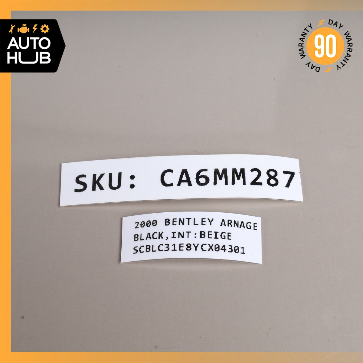 Bentley Arnage Rear Left Side Interior Door Handle Cover OEM 50k - photo 4