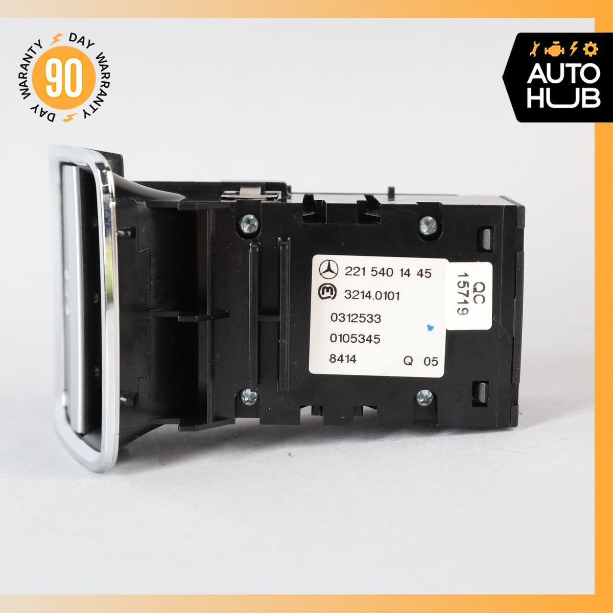 07-14 Mercedes W221 S63 CL550 Electronic Parking Button Switch 2215401445 OEM - photo 8