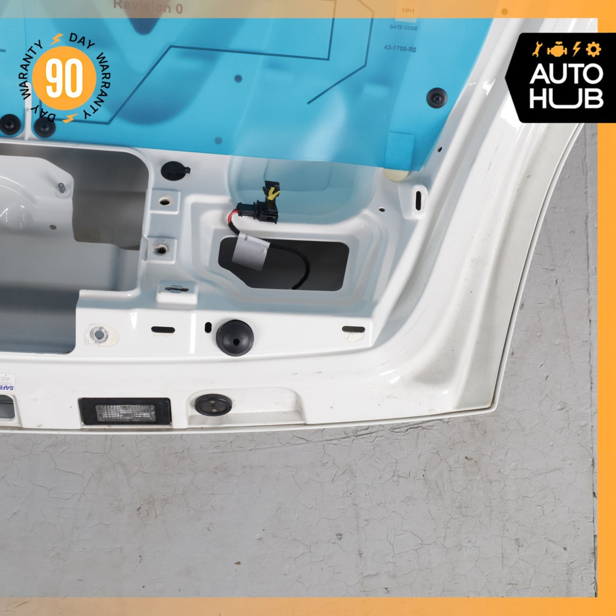 12-18 Bentley Continental GTC Convertible Trunk Lid Panel Assembly White OEM 55k - photo 13