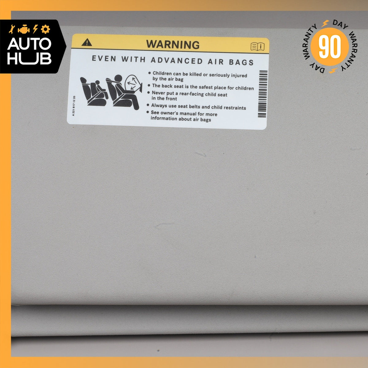 06-12 Mercedes X164 GL450 ML350 Sun Visor Sunvisor Front Right Side Gray OEM - photo 3