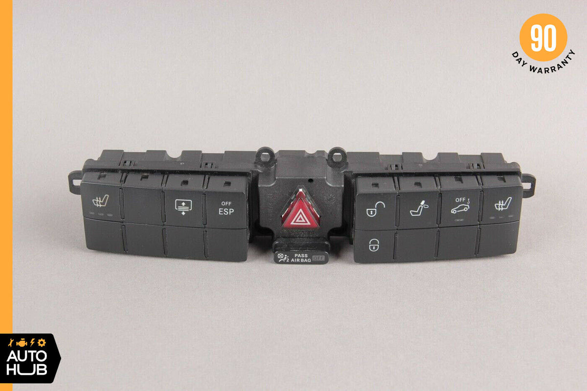05-07 Mercedes W203 C280 C320 Hazard Light Door Lock Control Panel 2038701510 - photo 1