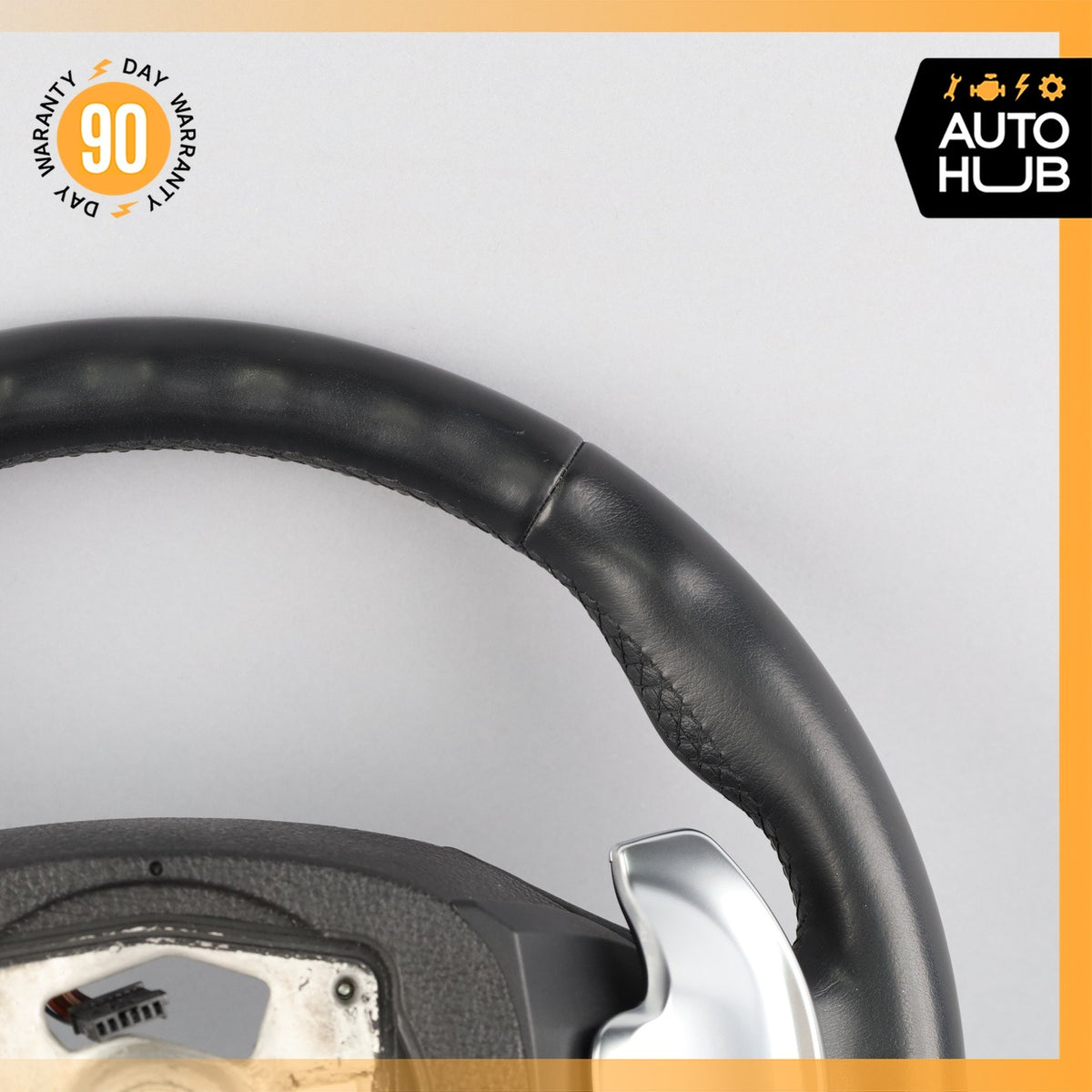 14-19 BMW F10 528i 650i Sport Leather Heated Steering Wheel 32306867286 OEM - photo 14