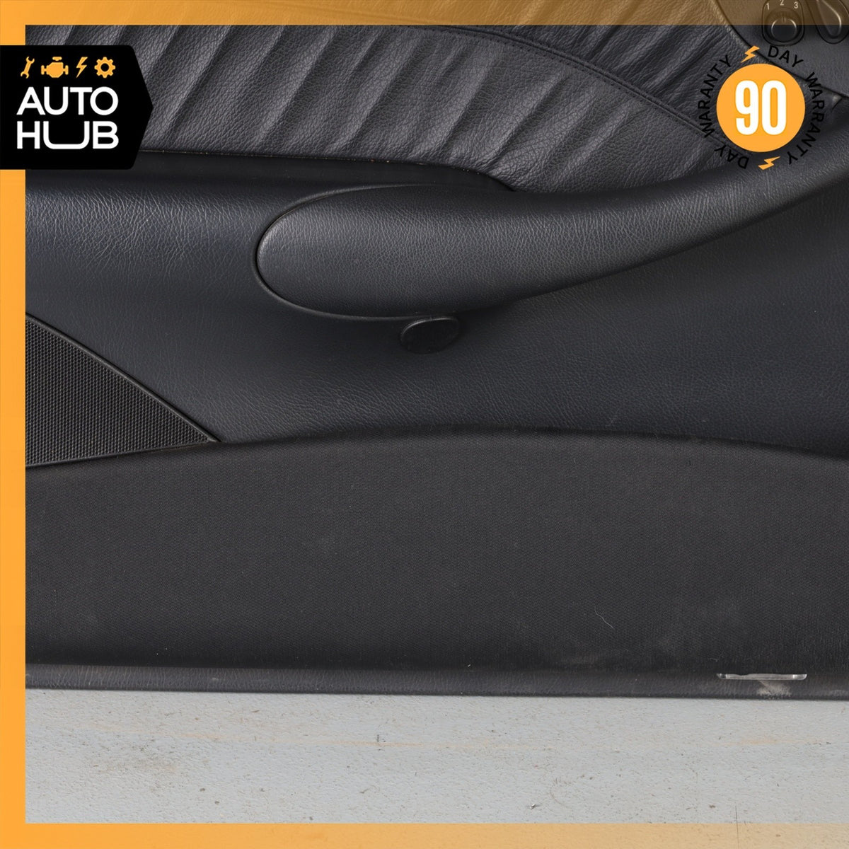 06-09 Mercedes W209 CLK350 CLK500 Door Panel Front Left Side Black OEM - photo 6