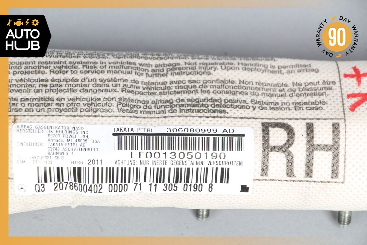 Mercedes W207 E550 C250 E350 Front Right Side Seat Airbag Air Bag OEM - photo 4