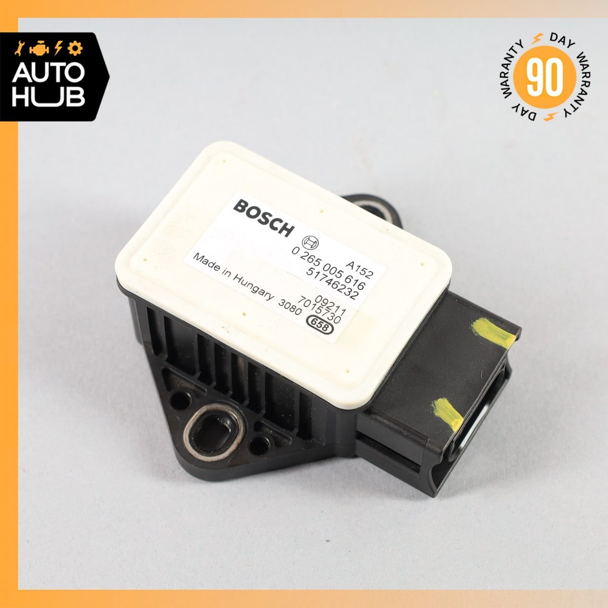 03-19 Maserati GranTurismo Quattroporte Gran Cabrio Yaw Turn Rate Sensor OEM 61k - photo 2