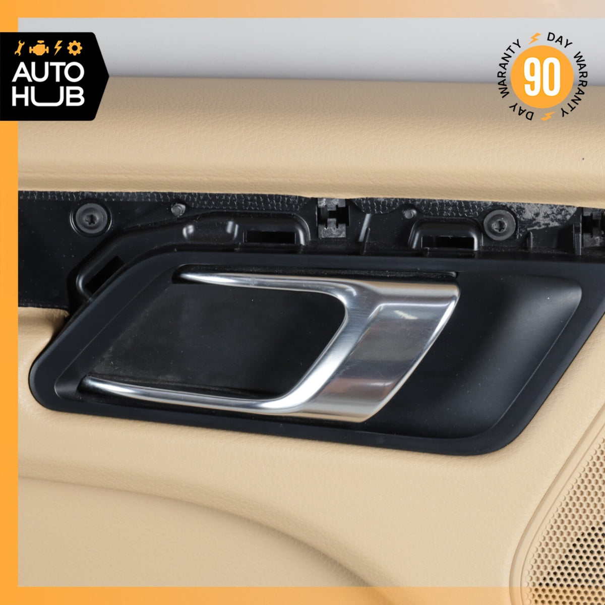 15-24 Porsche Macan S 95B Rear Left Side Interior Door Panel Beige OEM - photo 9