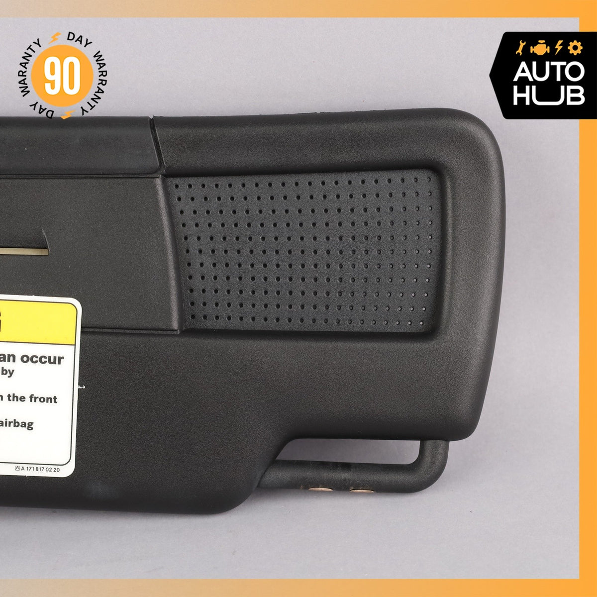 05-11 Mercedes R171 SLK350 Sun Visor Sunvisor Shade Left Driver Black OEM 99k - photo 2