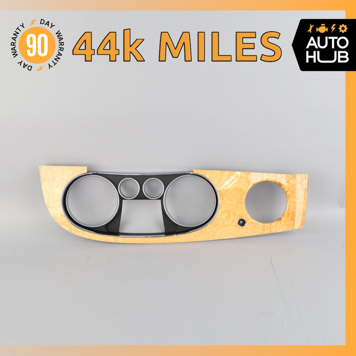 14-18 Bentley Flying Spur Dash Panel Speedometer Bezel Trim Wood OEM 44k - photo 1