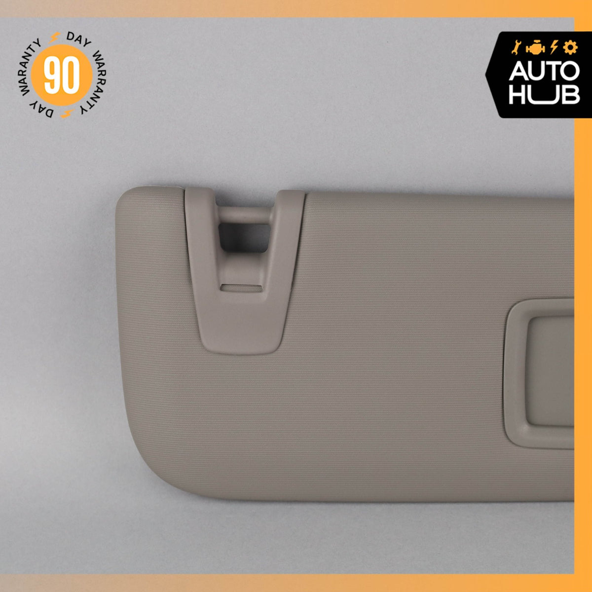 10-16 Porsche Panamera 970 Right Passenger Side Sun Visor Sunvisor Gray OEM - photo 5