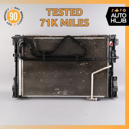 12-16 Mercedes R172 SLK250 Engine Cooling Radiator AC Air A/C Condenser OEM 71k - photo 1