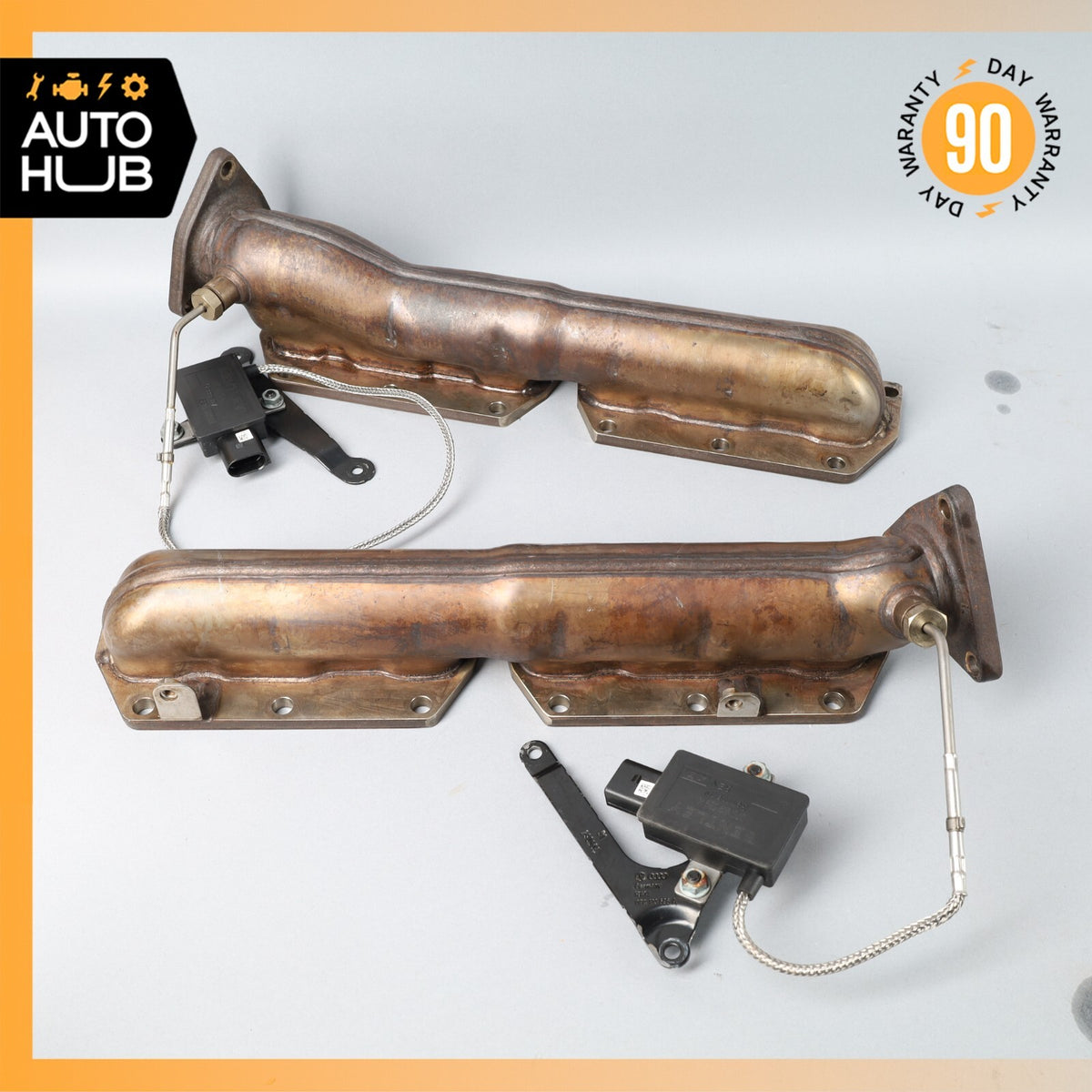 03-13 Bentley Continental Flying Spur 6.0L Exhaust Manifold w/Sensor Set OEM 80k - photo 2