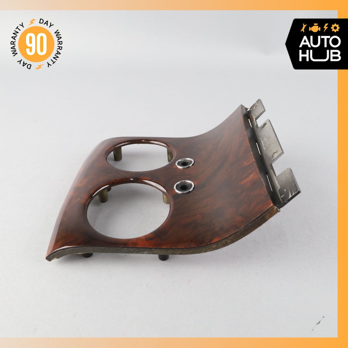 03-17 Bentley Continental GT Rear Center Console A/C Air Vent Trim Wood OEM - photo 4