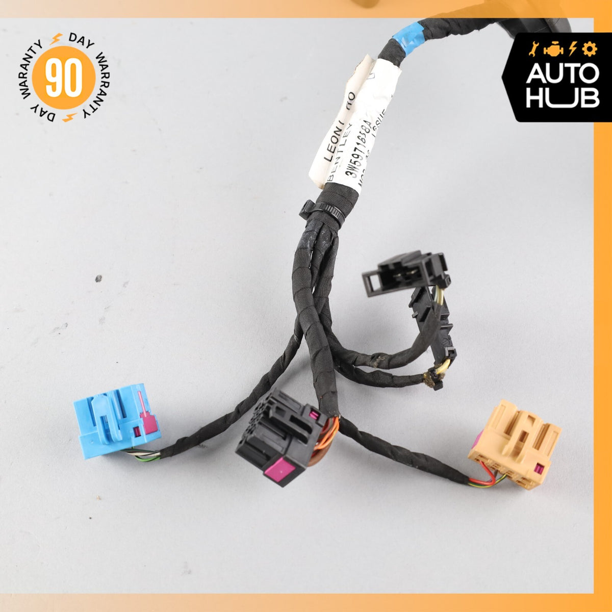 2006 Bentley Continental Flying Spur Rear Right Side Door Wire Harness OEM 58k - photo 2