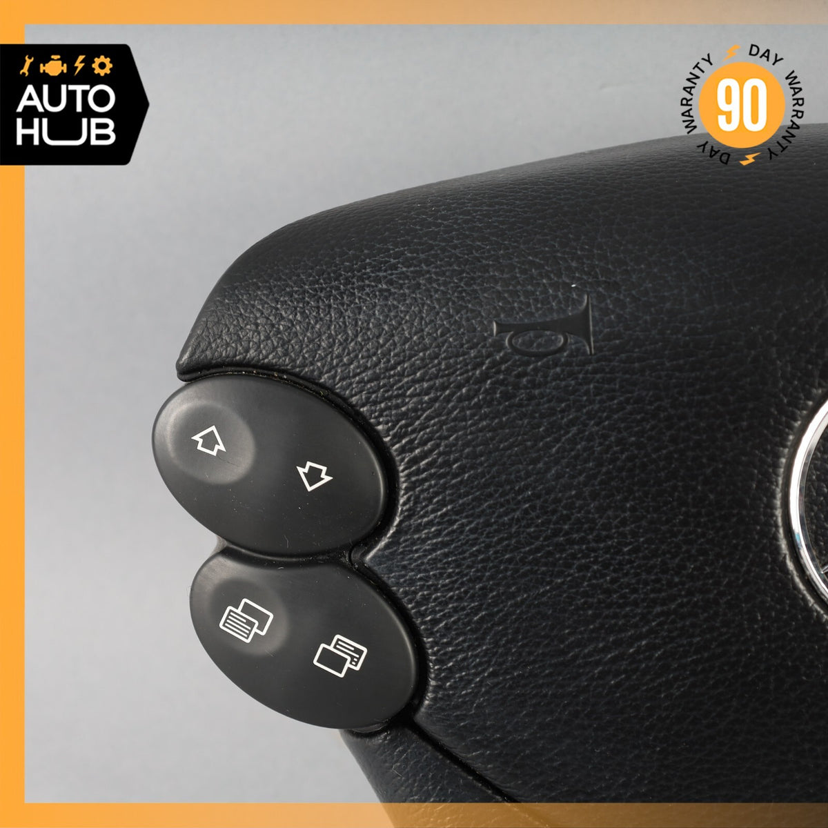 Mercedes W211 E350 CLS55 CLK350 SL500 Steering Wheel Airbag Air Bag Black OEM - photo 2