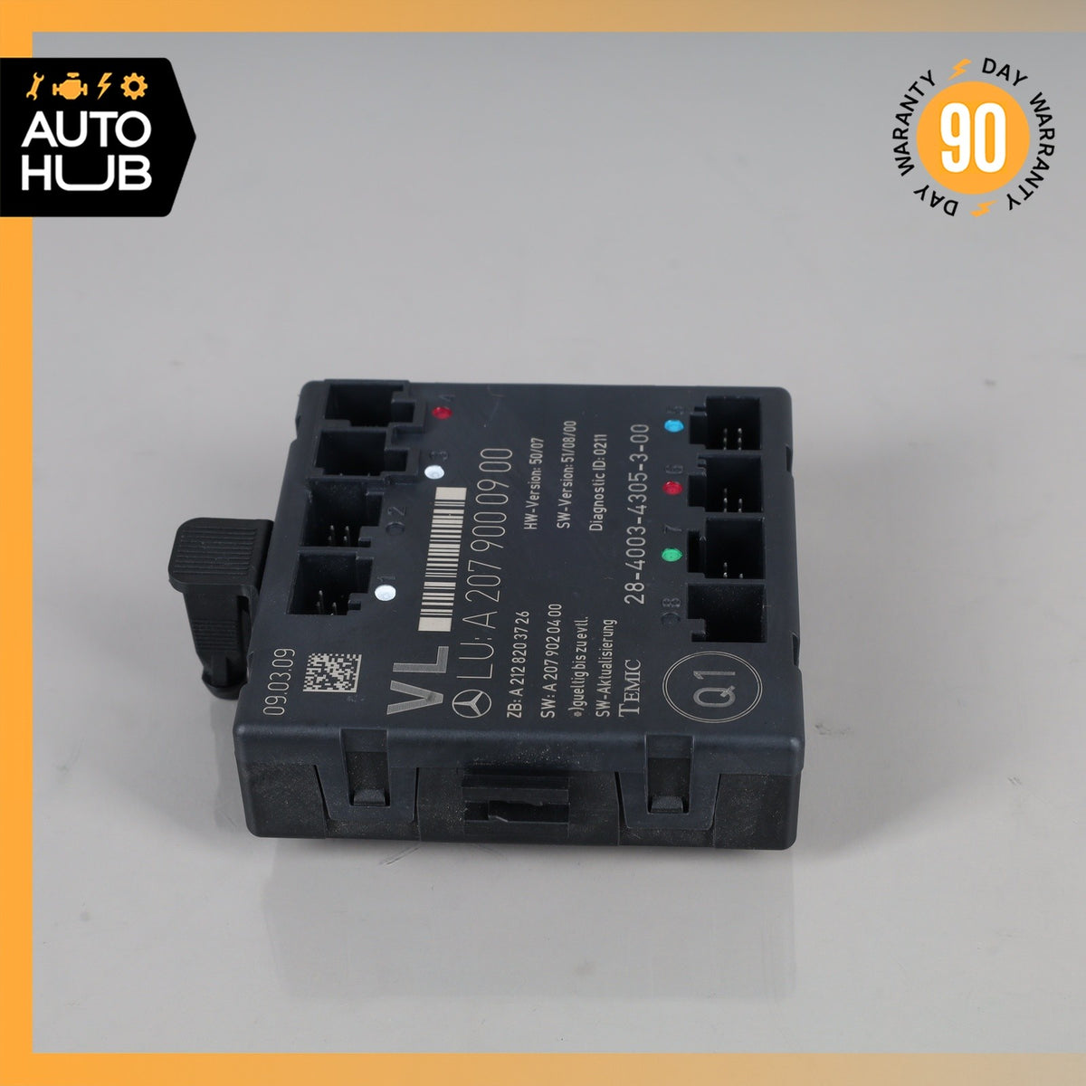 08-18 Mercedes W207 E550 E350 Front Left Driver Side Door Control Module OEM - photo 3