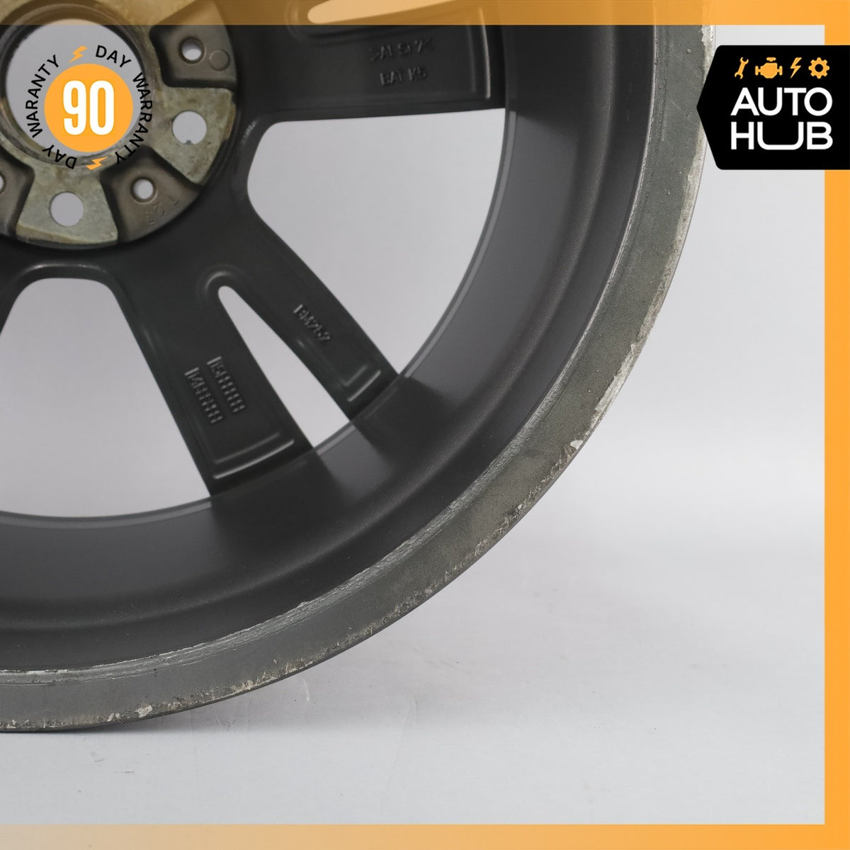BMW F30 335i 340i 430i 8.5 x 19 19" Style 442 Rear Wheel Rim Polished Gray OEM - photo 11