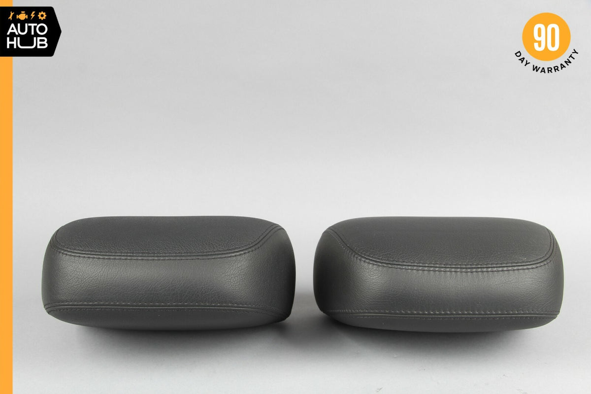 97-03 Mercedes W208 CLK430 CLK320 Front Seat Headrest Head Rest Black Set of 2 - photo 6