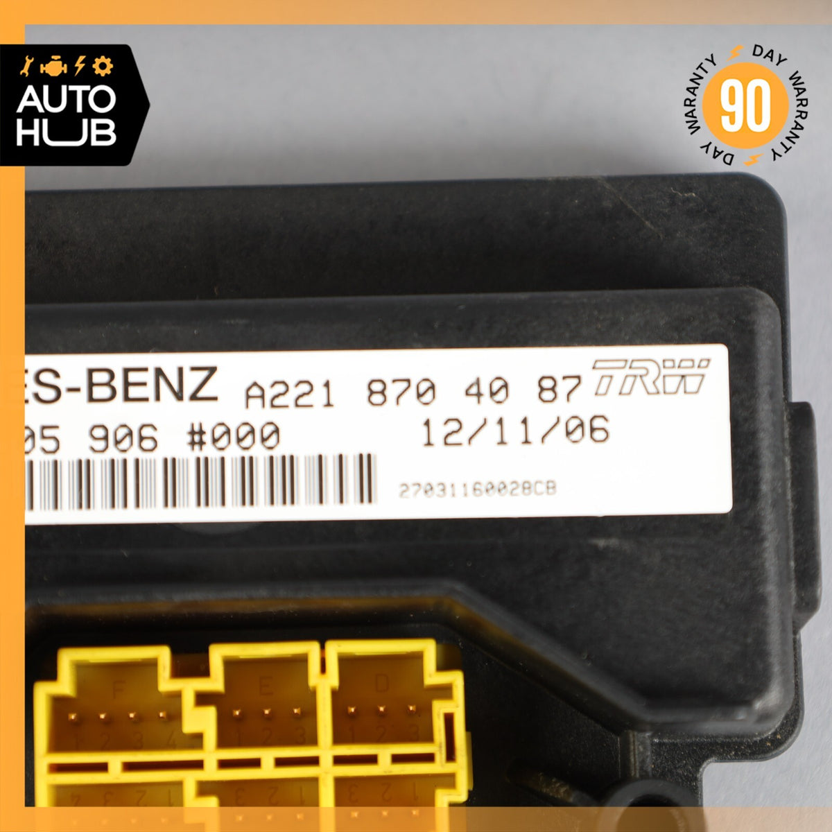 07-13 Mercedes W221 S550 S450 S63 AMG Front Right Side Seat Occupancy Sensor OEM - photo 9