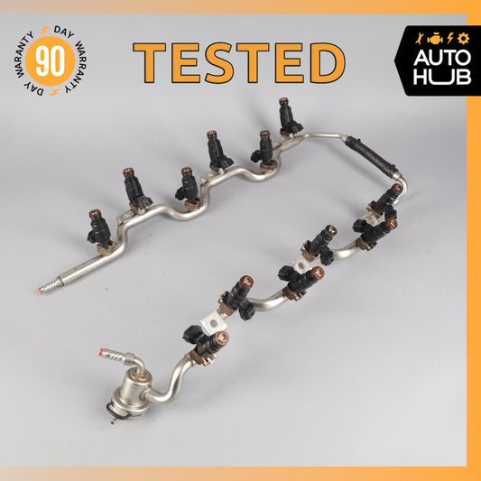 03-13 Bentley Continental GT Flying Spur GTC 6.0L W12 Fuel Injector Rail OEM - photo 1