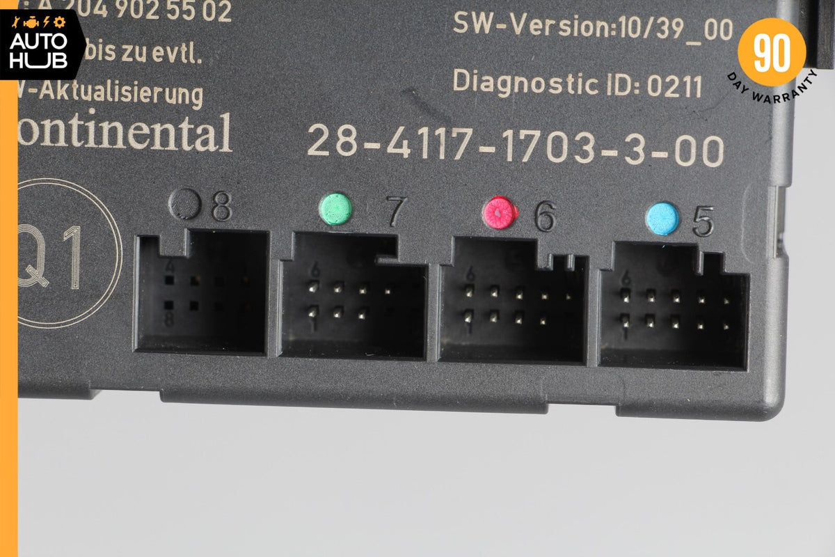 08-18 Mercedes W204 C250 E400 CLS400 Front Right Side Door Control Module OEM - photo 9