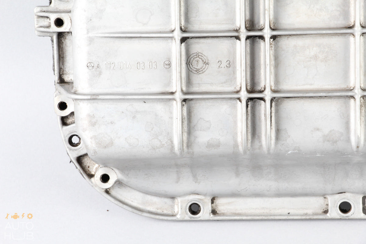 98-03 Mercedes W208 CLK320 E320 Engine Lower Oil Pan 1120140303 OEM - photo 4
